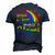 No One Should Live In A Closet Lgbt-Q Gay Pride Proud Ally Men's 3D T-Shirt Back Print Navy Blue