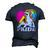 Pansexual Beagle Rainbow Heart Pride Lgbt Dog Lover 56 Beagle Dog Men's 3D T-shirt Back Print Navy Blue
