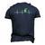 Parrot Ekg Green Parrotlet Heartbeat Bird Pulse Line Birb Men's 3D T-Shirt Back Print Navy Blue