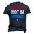 I Put The Riot In Patriotic America Fourth Of July Merch Men's 3D T-Shirt Back Print Navy Blue