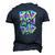 Rad Like Dad 80S Retro Graphic Men's 3D T-Shirt Back Print Navy Blue