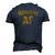 Retro Abrasive Af Men's 3D T-Shirt Back Print Navy Blue