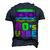 Retro Aesthetic Costume Party Outfit 90S Vibe Men's 3D T-Shirt Back Print Navy Blue