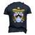 Sombrero Dog I Cinco De Mayo Havanese V2 Men's 3D Print Graphic Crewneck Short Sleeve T-shirt Navy Blue