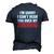 Im Sorry I Cant Hear You Over My Freedom Usa Men's 3D T-Shirt Back Print Navy Blue