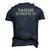 Tague Name Tague Facts Men's 3D T-shirt Back Print Navy Blue