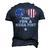 Time For A Mega Pint 4Th Of July Patriotic Sunglasses Men's 3D T-shirt Back Print Navy Blue
