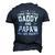 I Have Two Titles Daddy And Papaw I Rock Them Both Men's 3D T-Shirt Back Print Navy Blue