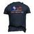 Vintage Best Pap By Par American Flag Golf Golfer Men's 3D T-Shirt Back Print Navy Blue