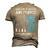 Air Force Us Veteran Proud Air Force Uncle 4Th Of July Men's 3D T-shirt Back Print Khaki