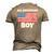 All American Boy Usa Flag Distressed 4Th Of July Men's 3D T-Shirt Back Print Khaki