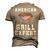Mens American Grill Expert Dad Fathers Day Bbq 4Th Of July Men's 3D T-shirt Back Print Khaki