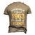 April 1963 Birthday Life Begins In April 1963 V2 Men's 3D T-shirt Back Print Khaki