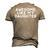 Awesome Like My Daughter Fathers Day Dad Joke Men's 3D T-Shirt Back Print Khaki