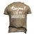 Awesome Like My Daughters Fathers Day Dad Joke Men's 3D T-Shirt Back Print Khaki
