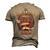 Beaton Blood Runs Through My Veins Name Men's 3D Print Graphic Crewneck Short Sleeve T-shirt Khaki
