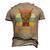Best Dobie Dad Ever Doberman Dog Owner Men's 3D Print Graphic Crewneck Short Sleeve T-shirt Khaki