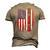 Best Papaw Ever Us Flag Patriotic 4Th Of July American Flag Men's 3D T-Shirt Back Print Khaki