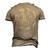 Best Poppy Ever Grandfather Dad Father Day Men's 3D T-shirt Back Print Khaki