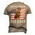 Best Rottweiler Dad Ever American Flag 4Th Of July Rottie Men's 3D T-shirt Back Print Khaki
