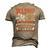 Blessed Are The Curious Us National Parks Hiking & Camping Men's 3D T-Shirt Back Print Khaki