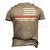 California American Flag Oakley Usa Patriotic Souvenir Men's 3D T-shirt Back Print Khaki