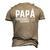 Camiseta En Espanol Para Nuevo Papa Cargando In Spanish Men's 3D T-Shirt Back Print Khaki