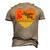 Chief Kansas City Football Bbq Dad Independence 4Th Of July V2V3V4 Men's 3D T-shirt Back Print Khaki