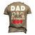Dad Of Birthday Boy Time To Level Up Video Game Birthday Men's 3D T-shirt Back Print Khaki