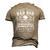 Mens Dad Bod Whiskey Bourbon Lover Fathers Day For Dad Men's 3D T-Shirt Back Print Khaki