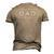 Mens Dad Est 2022 Promoted To Daddy 2022 Fathers Day Men's 3D T-Shirt Back Print Khaki