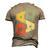 Mens Dada Fathers Day Men's 3D T-Shirt Back Print Khaki