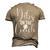 Dibs On The Baseball Coach Baseball Coach Men's 3D T-Shirt Back Print Khaki