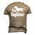 The Dogfather Dog Glen Of Imaal Terrier Men's 3D T-Shirt Back Print Khaki