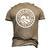 Mens Farmer Life Is Better On The Farm Farming Arable Men's 3D T-Shirt Back Print Khaki
