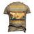 Father Grandpa And Grandson Best Partners In Crime For Life 113 Family Dad Men's 3D Print Graphic Crewneck Short Sleeve T-shirt Khaki