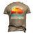 Father And Son Fishing Team Fathers Day Men's 3D T-Shirt Back Print Khaki