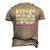 Fathers Day 90S Style Men's 3D T-Shirt Back Print Khaki
