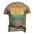My Favorite Uncle Gave Me This For Nephew Niece Tee Men's 3D T-Shirt Back Print Khaki