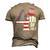 Fourth Of July United States Of America Us Flag 4Th Of July Men's 3D T-shirt Back Print Khaki