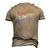 Freedom Liberty Happiness Red White And Blue Men's 3D T-Shirt Back Print Khaki