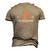 The Grill Father Bbq Fathers Day Men's 3D T-Shirt Back Print Khaki
