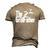 The Grillfather Barbecue Grilling Bbq The Grillfather Men's 3D T-Shirt Back Print Khaki