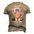 Happy Easter Confused Joe Biden 4Th Of July Men's 3D T-shirt Back Print Khaki