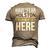 Have No Fear Holston Is Here Name Men's 3D Print Graphic Crewneck Short Sleeve T-shirt Khaki