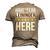 Have No Fear Leininger Is Here Name Men's 3D Print Graphic Crewneck Short Sleeve T-shirt Khaki