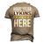 Have No Fear Lykins Is Here Name Men's 3D Print Graphic Crewneck Short Sleeve T-shirt Khaki