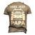 Hirejeep Dont Care Papa T-Shirt Fathers Day Gift Men's 3D Print Graphic Crewneck Short Sleeve T-shirt Khaki
