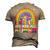 Human Lgbt Flag Gay Pride Month Transgender Rainbow Lesbian Men's 3D T-Shirt Back Print Khaki