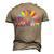 Human Lgbtq Month Pride Sunflower Men's 3D T-Shirt Back Print Khaki